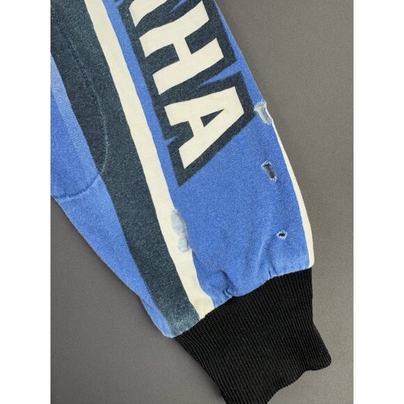 Vintage 90s Y2K Yamaha Motorsports Dirt Bike Long Sleeve Shirt Streetwear AOP T - Picture 16 of 16